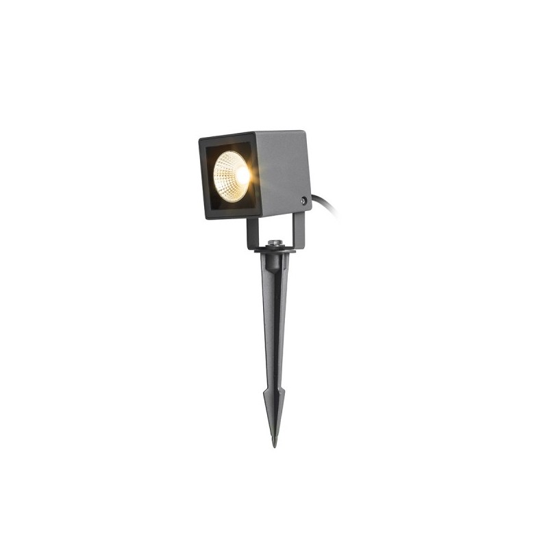 RENDL BORA na bodci antracitová  230V LED 6W 50° IP54  3000K R12025