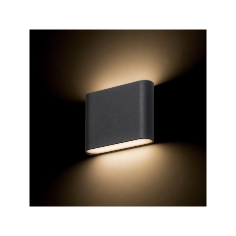 RENDL CHOIX 114 nástenná antracitová  230V LED 2x3W IP54  3000K R12012