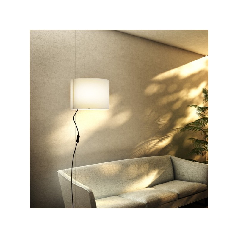 RENDL BROADWAY závesná posuvná biela chróm 230V E27 42W R11989