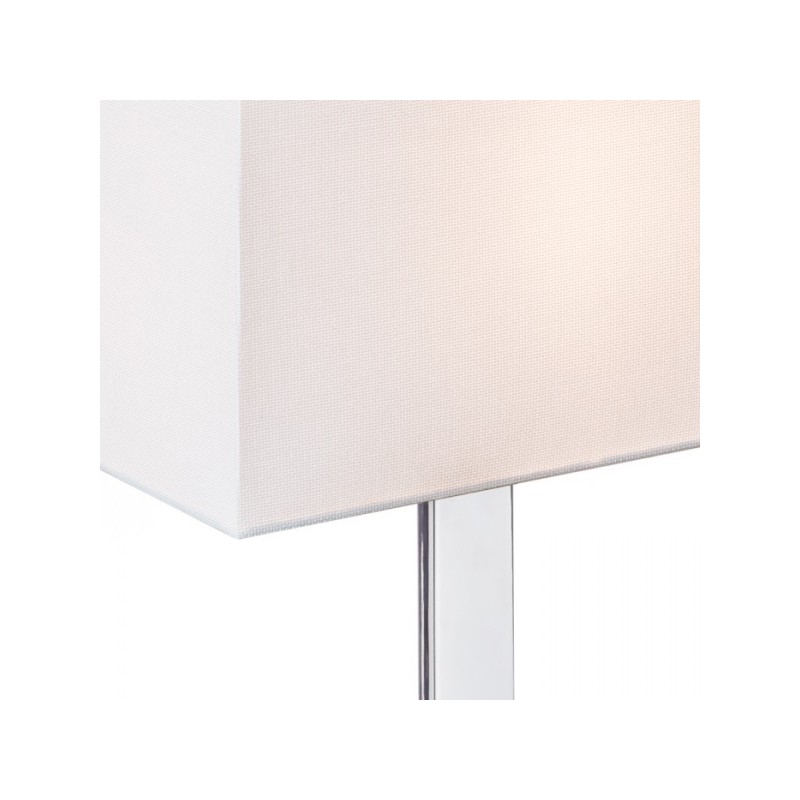 RENDL PLAZA M stolná biela chróm 230V E27 42W R11983