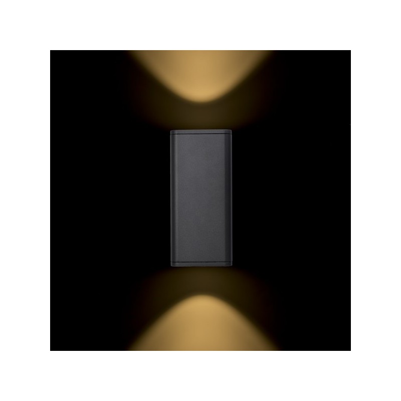 RENDL MIZZI SQ II nástenná antracitová  230V LED 2x12W 46° IP54  3000K R11965