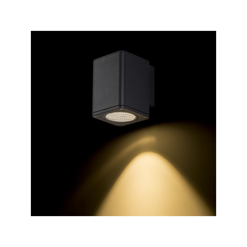 RENDL MIZZI SQ I nástenná antracitová  230V LED 12W 44° IP54  3000K R11964