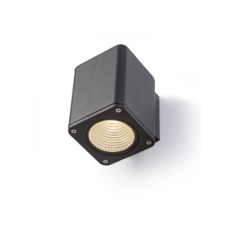 RENDL MIZZI SQ I nástenná antracitová  230V LED 12W 44° IP54  3000K R11964
