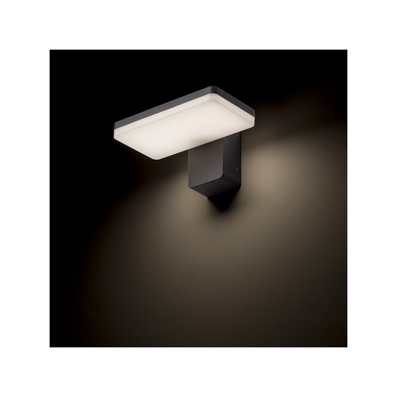 RENDL RINA nástenná antracitová  230V LED 12W IP65  3000K R11947