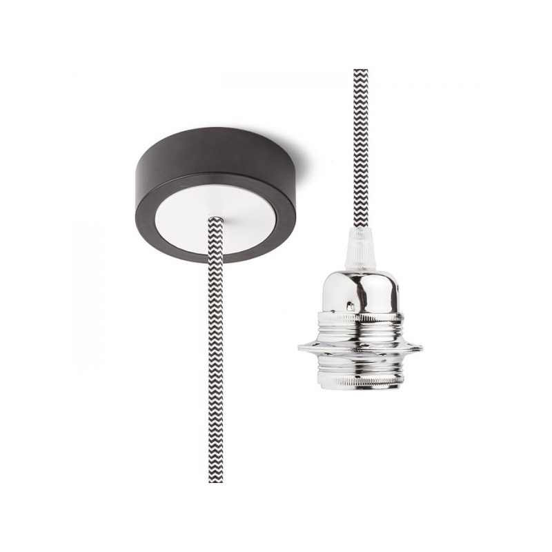 RENDL HEX závesná sada ČZ+Č/BK+CHO+BK1   230V E27 28W R11915