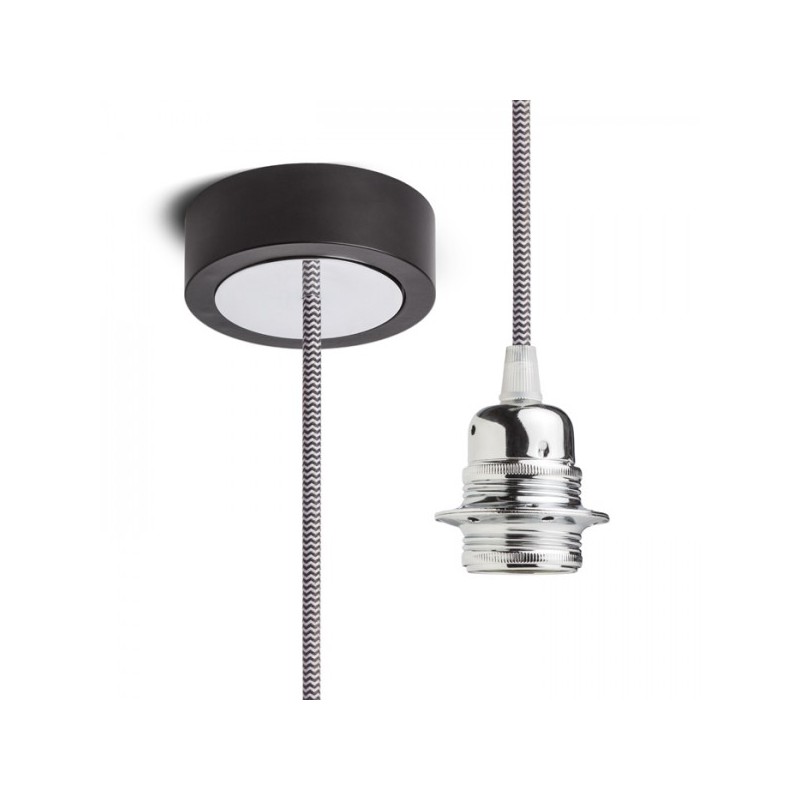RENDL HEX závesná sada ČZ+Č/BK+CHO+CHK1   230V E27 28W R11910