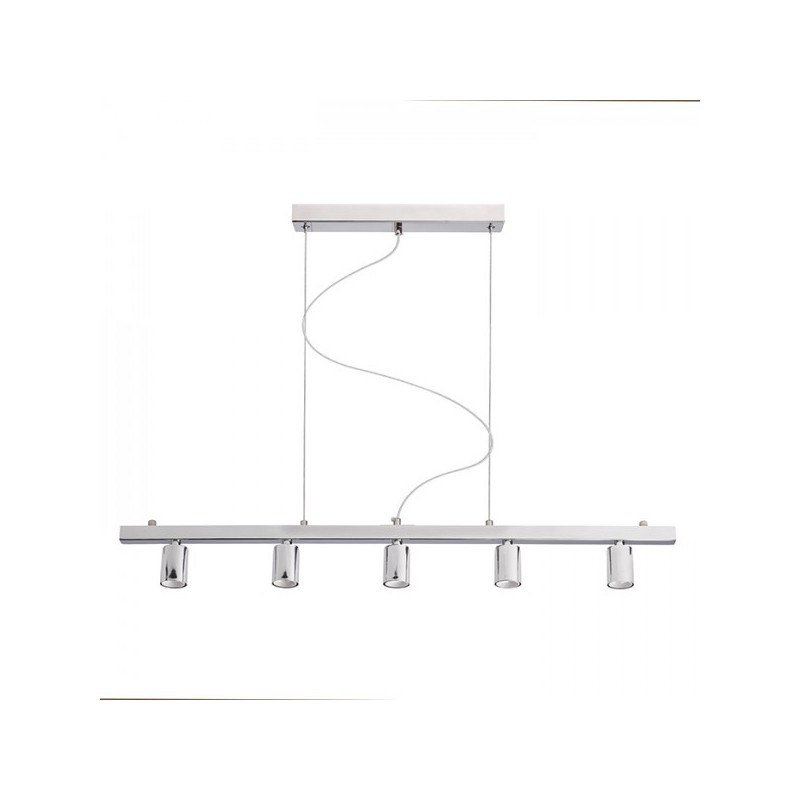 RENDL RALLONG V závesná základňa  chróm 230V E27 5x42W R11798