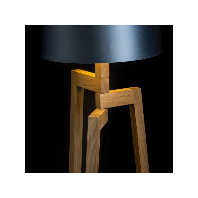 RENDL WOODY stolný podstavec  dub 230V E27 25W R11791