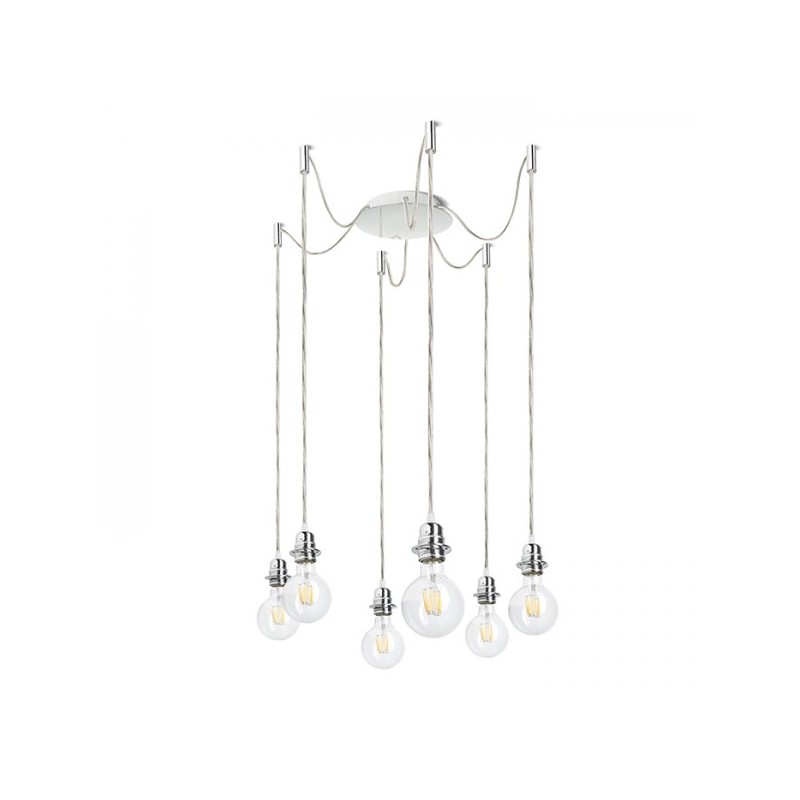 RENDL KOMBIX 6 závesná sada CHZ+TK+CHO   230V E27 6x28W R11789
