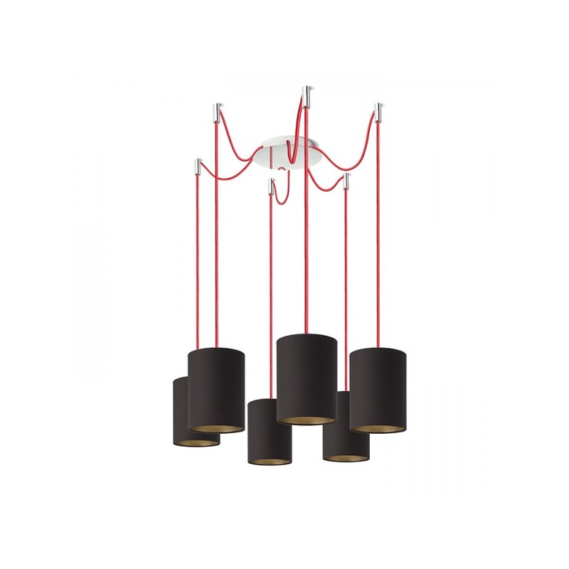 RENDL KOMBIX 6 závesná sada CHZ+ČEK+CHO   230V E27 6x28W R11786