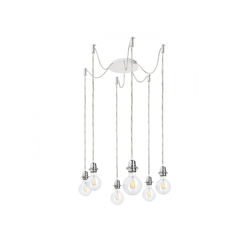 RENDL KOMBIX 6 závesná sada BZ+TK+CHO   230V E27 6x28W R11783