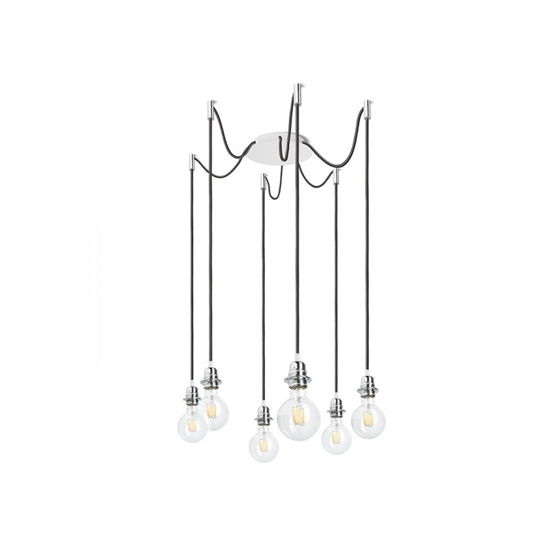 RENDL KOMBIX 6 závesná sada BZ+ČK+CHO   230V E27 6x28W R11780