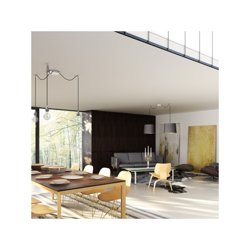 RENDL KOMBIX 3 závesná sada BZ+ČK+CHO   230V E27 3x28W R11779