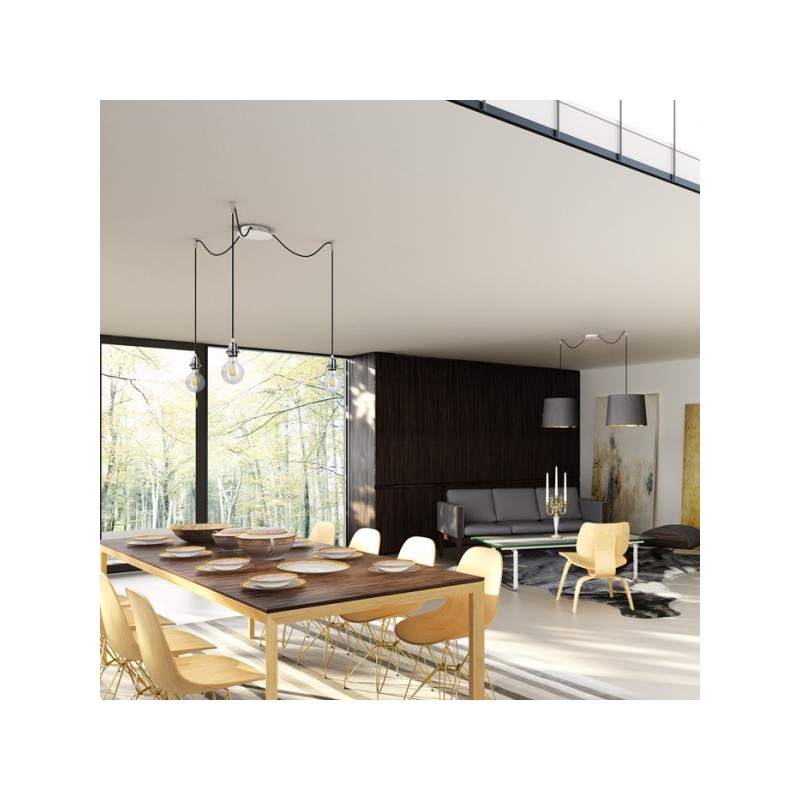 RENDL KOMBIX 3 závesná sada BZ+ČK+CHO   230V E27 3x28W R11779