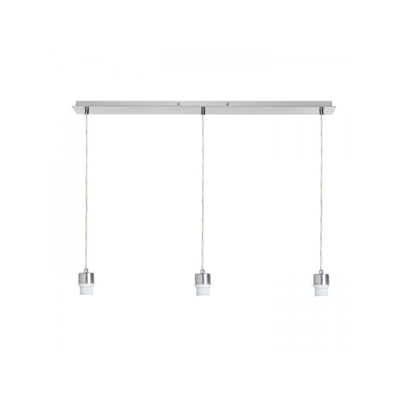 RENDL MORE 80 stropná závesná základňa  chróm 230V E27 3x42W R11777
