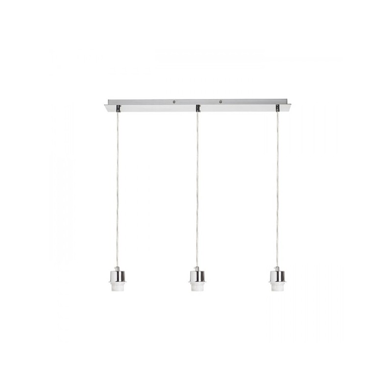 RENDL MORE 60 stropná závesná základňa  chróm 230V E27 3x42W R11775