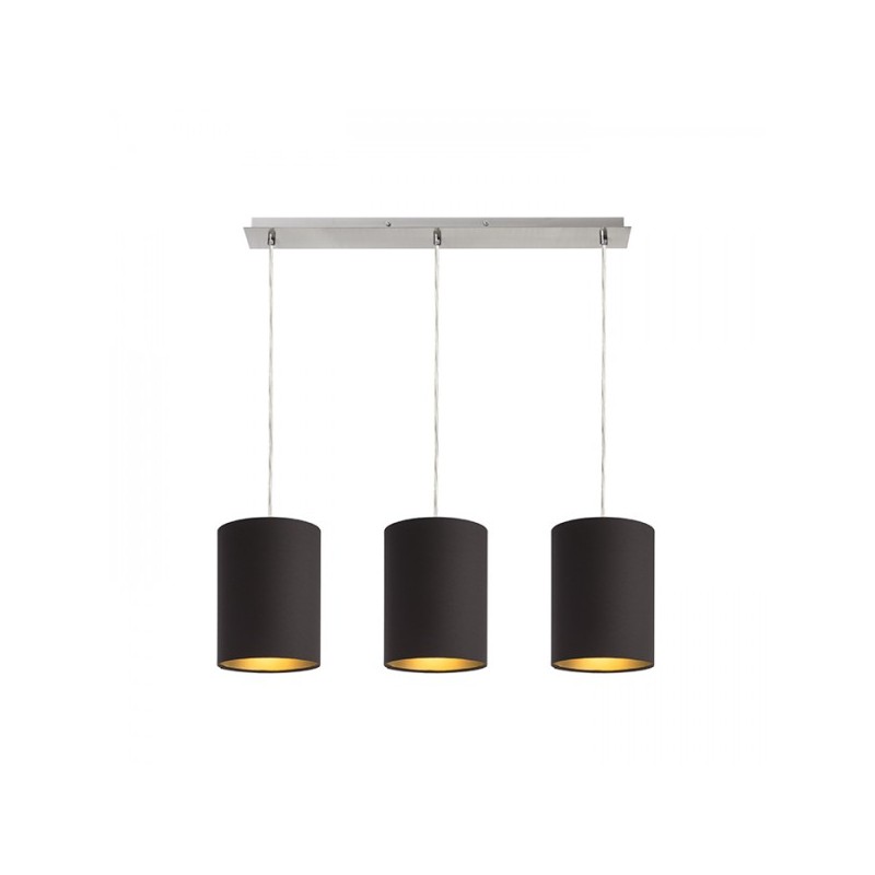 RENDL MORE 60 stropná závesná základňa  matný nikel 230V E27 3x42W R11774