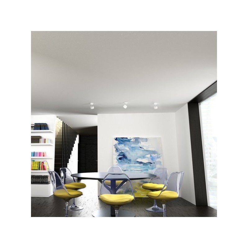 RENDL PIXIE náklopná biela chróm 230V LED GX53 7W R11772