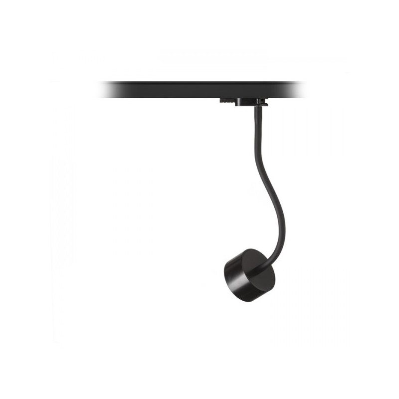 RENDL PIXIE na husom krku pre trojokruh. lištu čierna  230V LED GX53 7W R11769