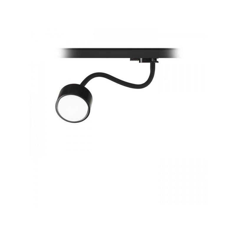 RENDL PIXIE na husom krku pre trojokruh. lištu čierna  230V LED GX53 7W R11769