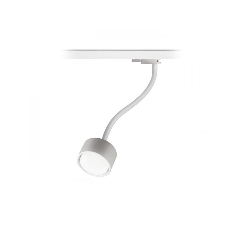 RENDL PIXIE na husom krku pre trojokruh. lištu biela  230V LED GX53 7W R11768
