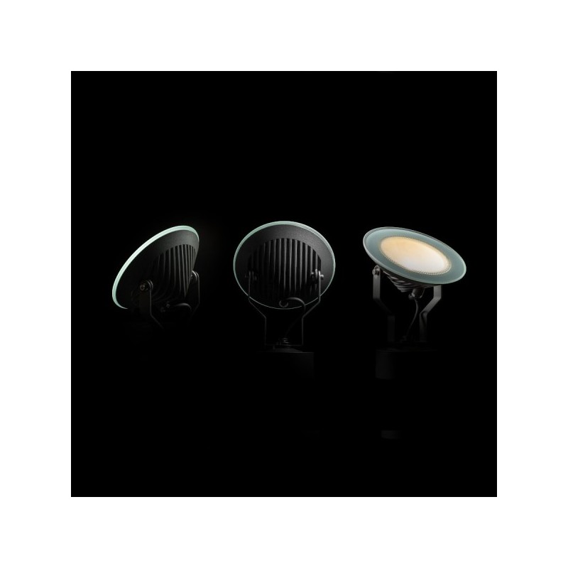 RENDL FOX vonkajší reflektor antracitová  230V LED 9W 120° IP65  3000K R11753