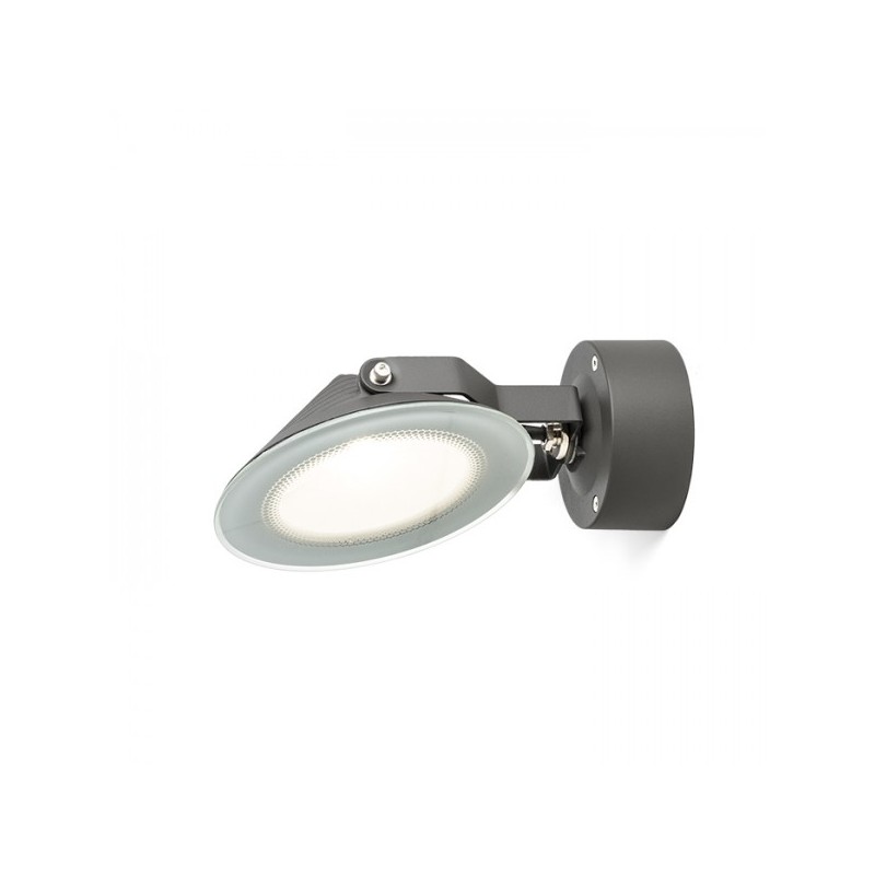 RENDL FOX vonkajší reflektor antracitová  230V LED 9W 120° IP65  3000K R11753
