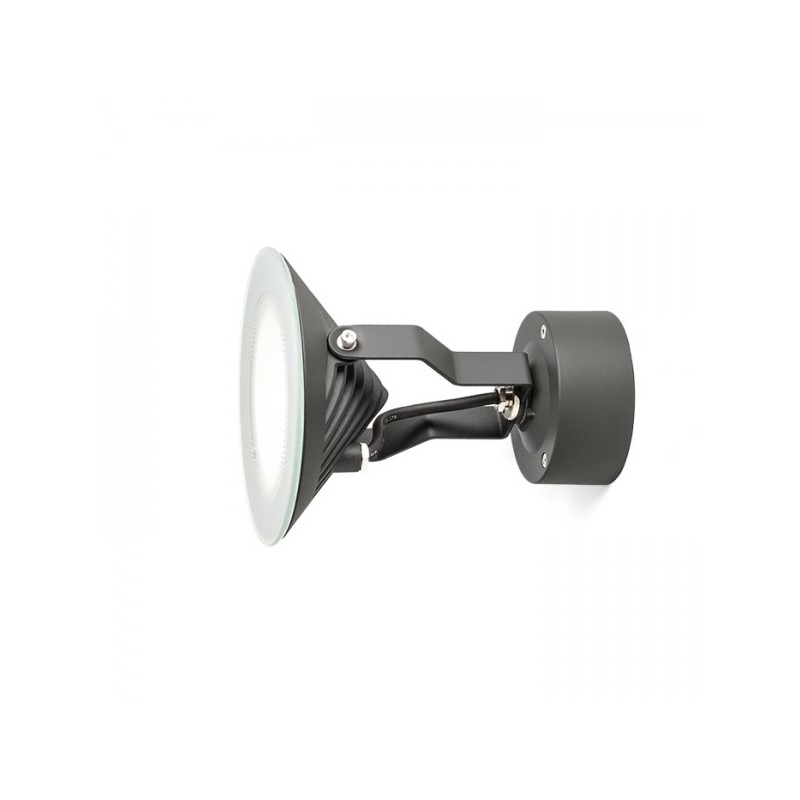 RENDL FOX vonkajší reflektor antracitová  230V LED 9W 120° IP65  3000K R11753