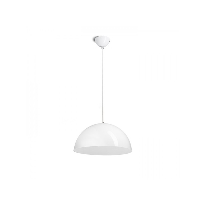 RENDL MONROE 40 závesná lesklá biela/biela  230V E27 42W R11707