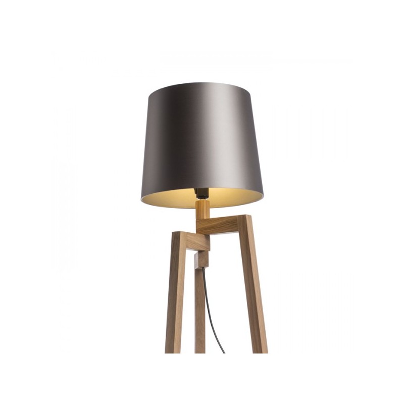 RENDL CONNY 35/30 stojanové tienidlo  Monaco holubia sivá/strieborné PVC  max. 23W R11592