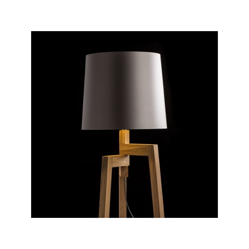 RENDL CONNY 35/30 stojanové tienidlo  Monaco holubia sivá/strieborné PVC  max. 23W R11592