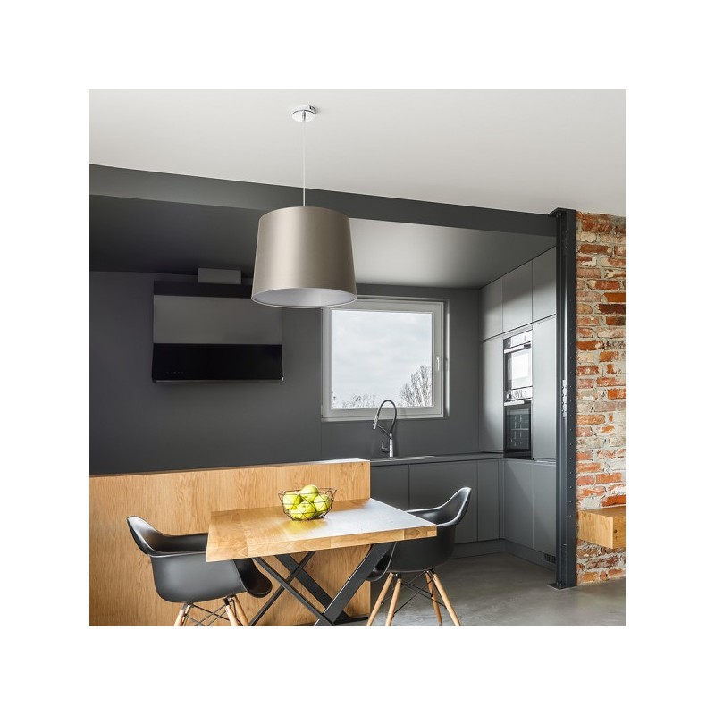 RENDL ASPRO 40/30 tienidlo  Monaco holubia sivá/strieborné PVC  max. 23W R11589