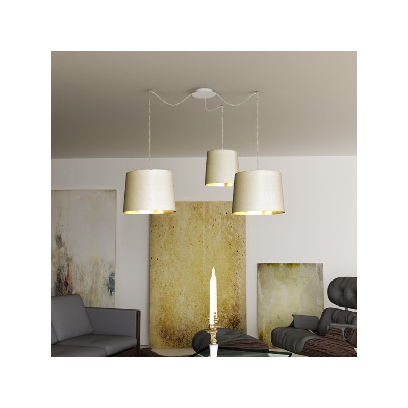 RENDL ASPRO 40/30 tienidlo  Monaco holubia sivá/strieborné PVC  max. 23W R11589
