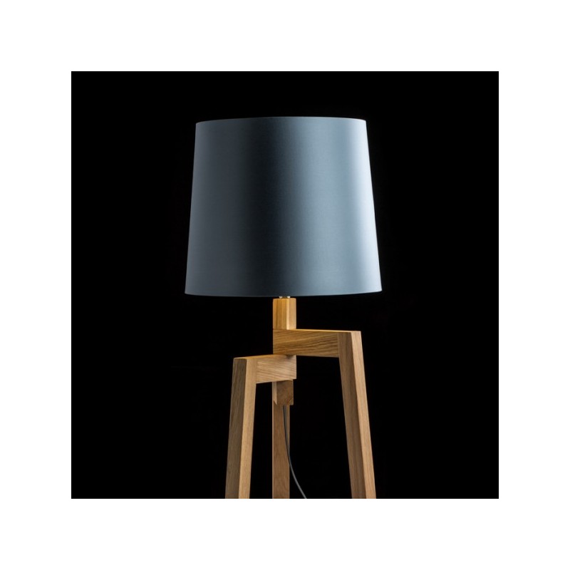 RENDL CONNY 35/30 stojanové tienidlo  Monaco petrolejová/strieborné PVC  max. 23W R11581