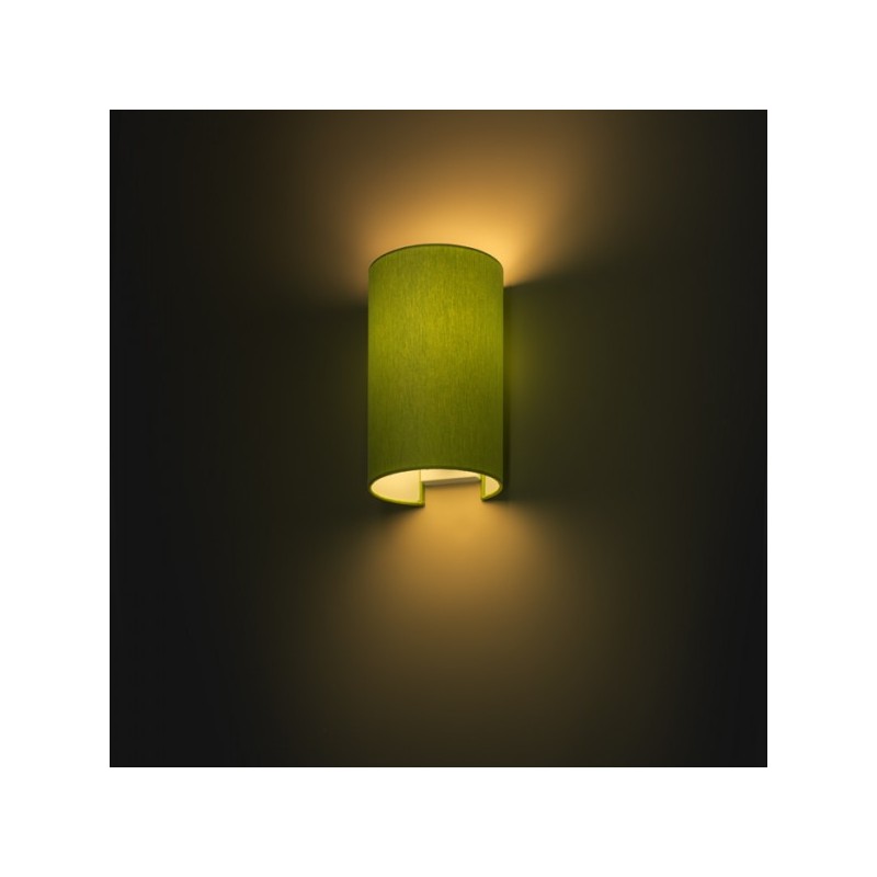 RENDL RON W 15/25 nástenná  Chintz limetková/biele PVC 230V E27 28W R11567