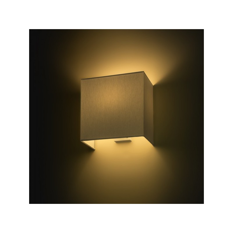 RENDL LOPE W 25/14 nástenná  Chintz svetlo sivá/biele PVC 230V E27 28W R11560