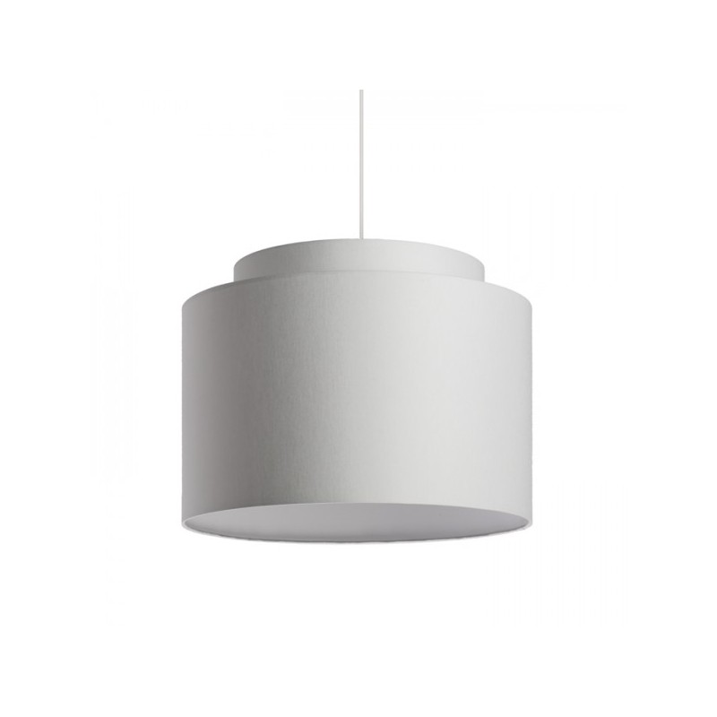 RENDL DOUBLE 40/30 tienidlo  Chintz svetlo sivá/biele PVC  max. 23W R11553
