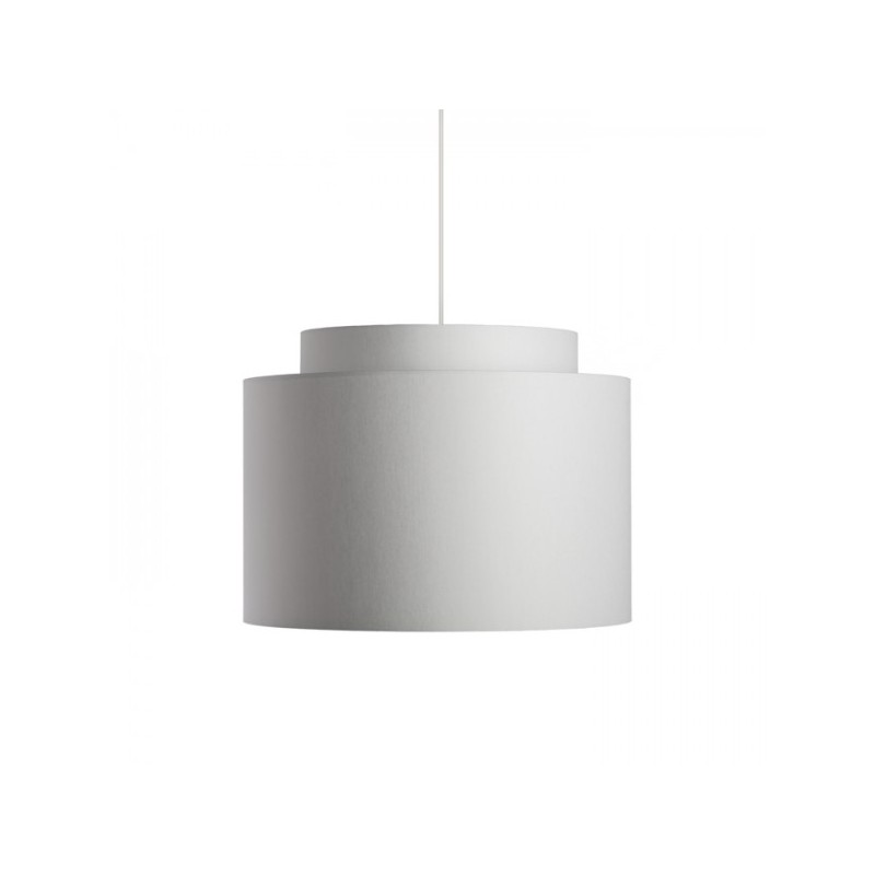 RENDL DOUBLE 40/30 tienidlo  Chintz svetlo sivá/biele PVC  max. 23W R11553