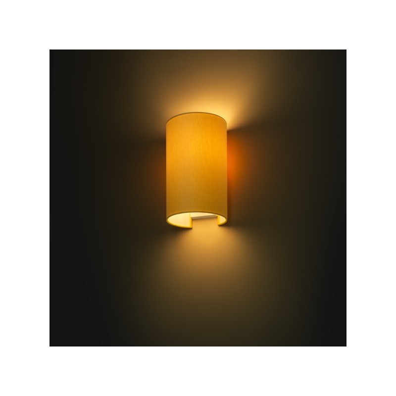 RENDL RON W 15/25 nástenná  Chintz marhuľová/biele PVC 230V E27 28W R11509