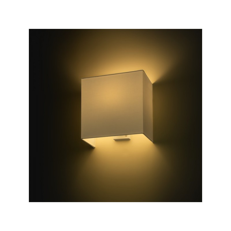 RENDL LOPE W 25/14 nástenná  Polycotton biela/biele PVC 230V E27 28W R11504