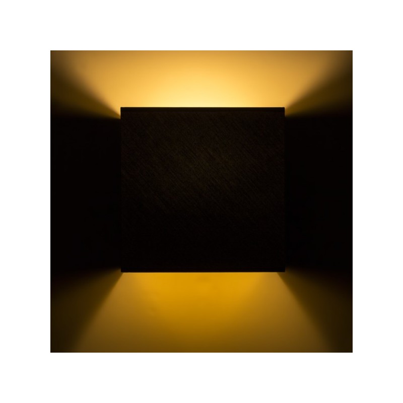 RENDL LOPE W 25/14 nástenná  Pollycotton čierna/zlatá fólia 230V E27 28W R11365