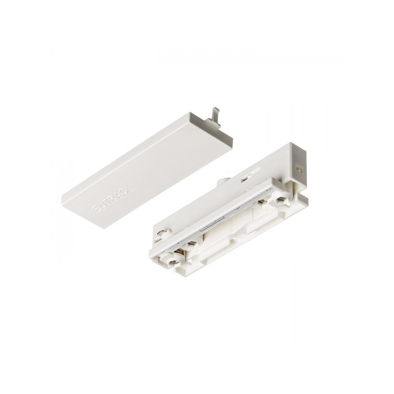 RENDL EUTRAC priebežné napájanie pre trojokruh. lištu biela  230V  R11346