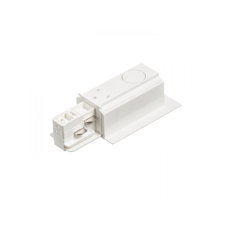 RENDL EUTRAC napájanie pre zápustnú lištu pravá biela  230V  R11341
