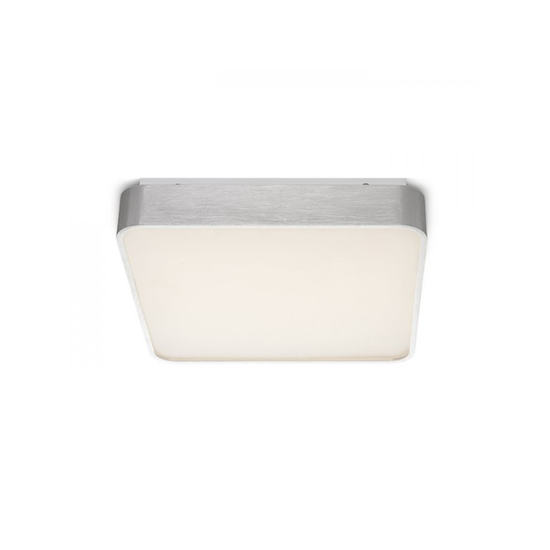 RENDL MENSA SQ 40 stropná  česaný hliník 230V LED 36W  3000K R11290