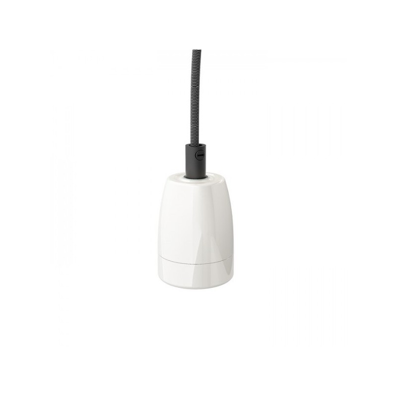 RENDL FABIO závesná sada čierna/biela porcelán 230V E27 42W R10617