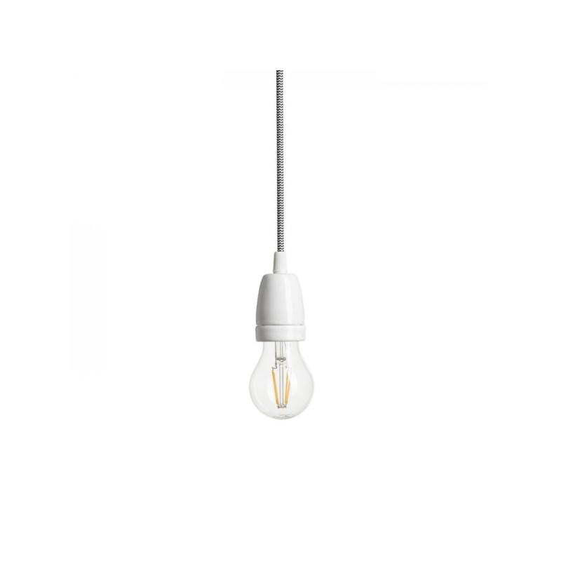 RENDL FABIO závesná sada čierna/biela porcelán 230V E27 42W R10617