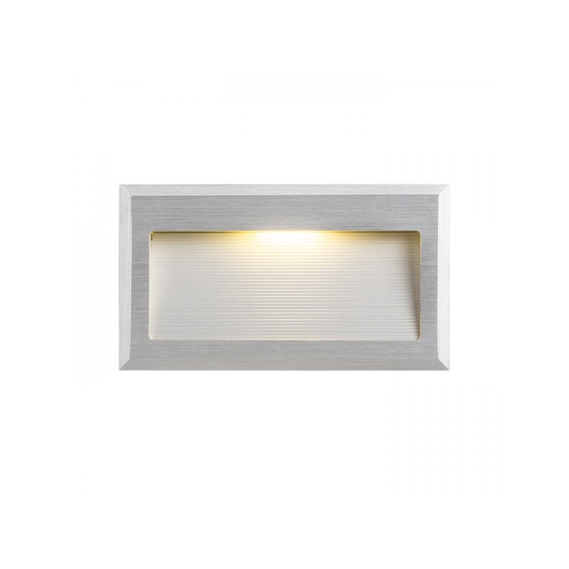 RENDL zápustné svietidlo INTRO L česaný hliník 350mA LED 3W 3000K R10598
