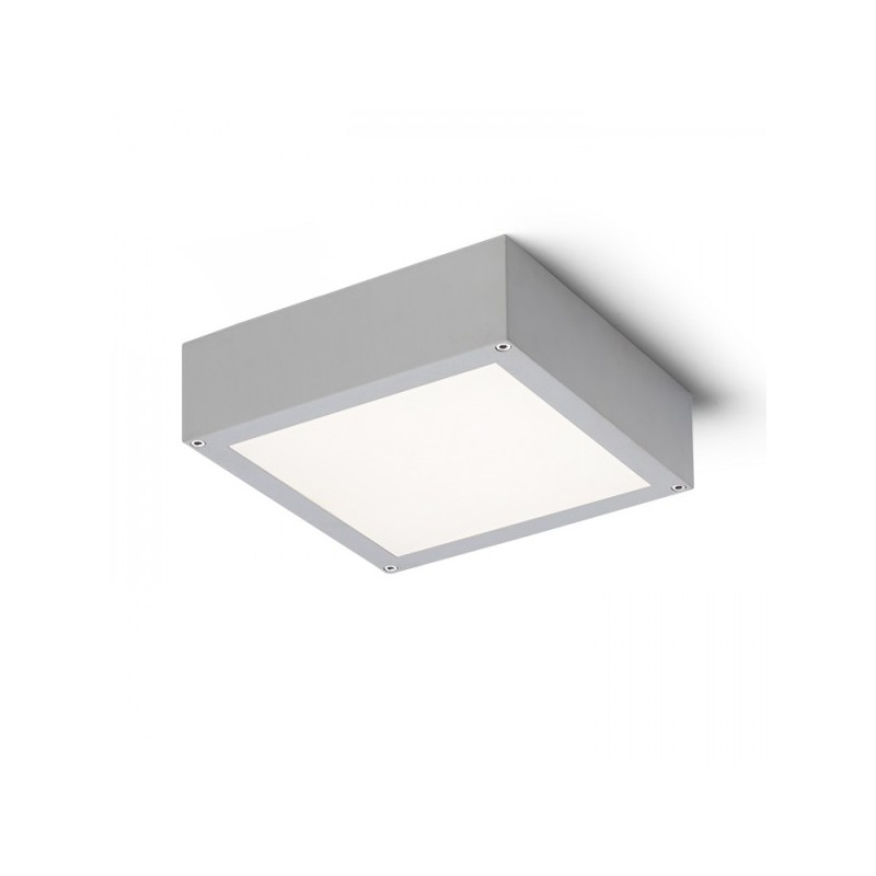 RENDL SCOTT stropný striebornosivá  230V LED 9.8W IP54  3000K R10552