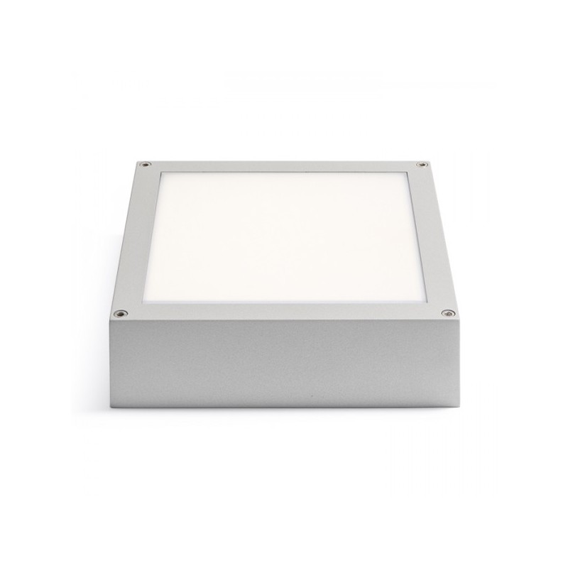 RENDL SCOTT stropný striebornosivá  230V LED 9.8W IP54  3000K R10552