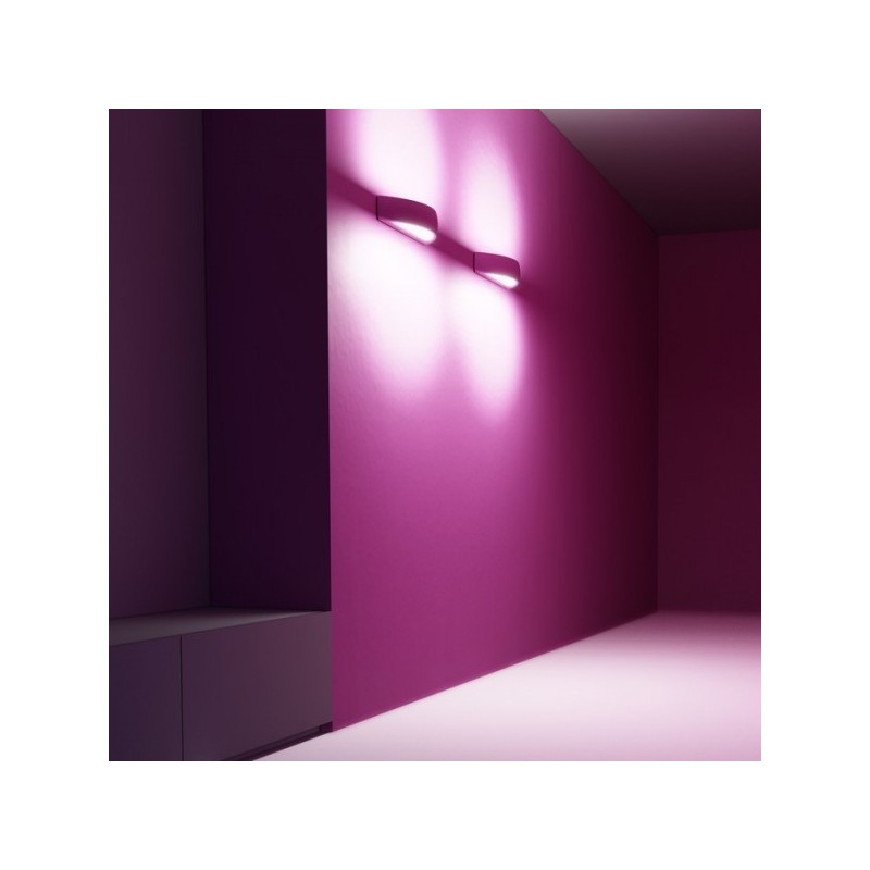 RENDL CRESCENT L nástenná  sadrová 230V E14 2x28W R10451